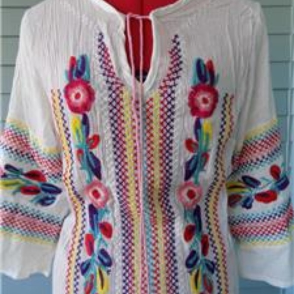 Magic Closet Fashion Dresses & Skirts - NEW Hippie Boho Embroidered Dress MAGIC CLOSET
